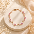 Blush Pink Tulip Bracelet